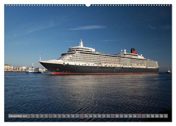 Produktbild: Kreuzfahrt Warnem&uuml;nde (Wandkalender 2027 DIN A2 quer), CALVENDO Monatskalender