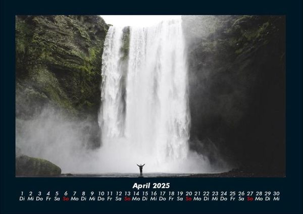 Produktbild: Wasserf&auml;lle 2025 Fotokalender DIN A4