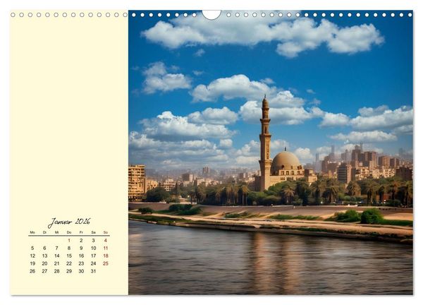 Produktbild: Momente in &Auml;gypten (Wandkalender 2026 DIN A3 quer), CALVENDO Monatskalender