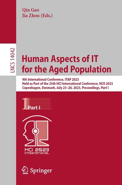 Produktbild: Human Aspects of IT for the Aged Population