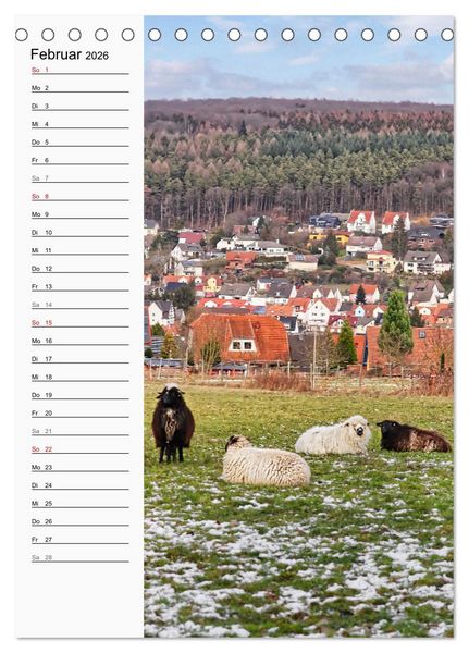 Produktbild: Nieste, Kleinod am Kaufunger Wald (Tischkalender 2026 DIN A5 hoch), CALVENDO Monatskalender