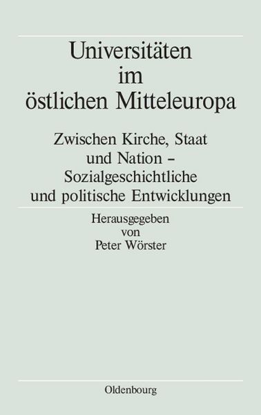 Produktbild: Universit&auml;ten im &ouml;stlichen Mitteleuropa