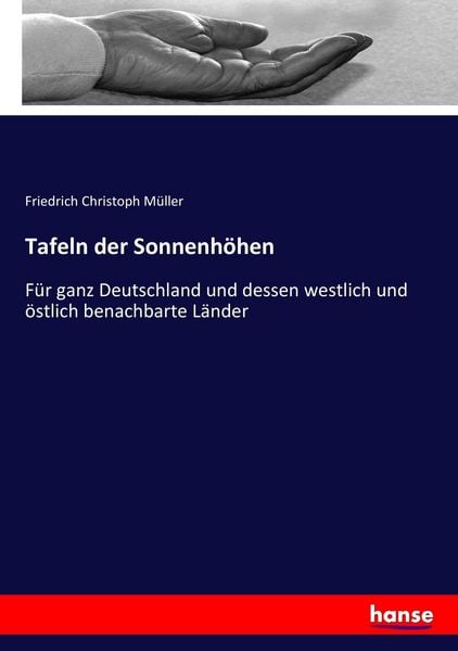 Produktbild: Tafeln der Sonnenh&ouml;hen
