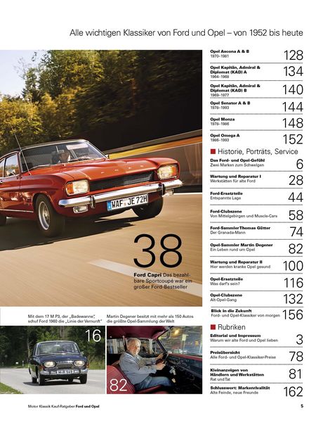 Produktbild: MotorKlassik Kauf-Ratgeber - Ford/Opel