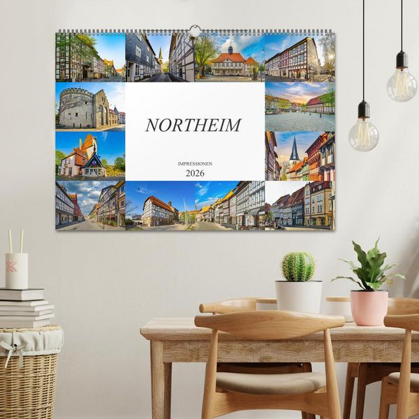 Produktbild: Northeim Impressionen (Wandkalender 2026 DIN A2 quer), CALVENDO Monatskalender