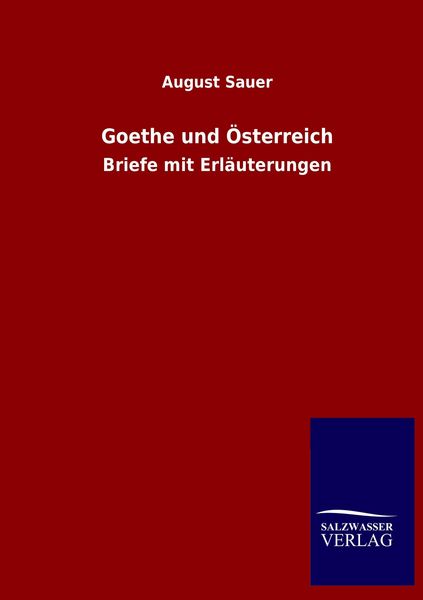 Produktbild: Goethe und &Ouml;sterreich
