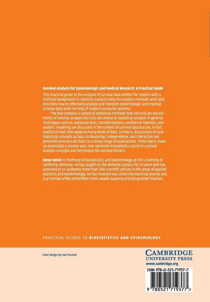Produktbild: Surv Analysis Epidemiologic Med Res