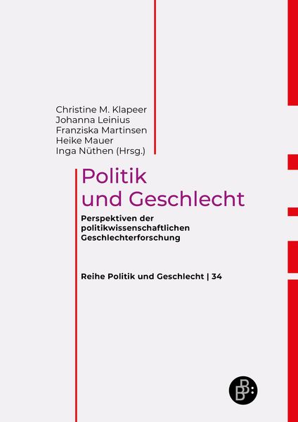 Produktbild: Politik und Geschlecht