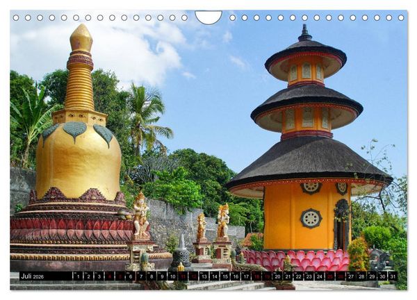Produktbild: Bali. Im Reich der G&ouml;tter (Wandkalender 2026 DIN A4 quer), CALVENDO Monatskalender