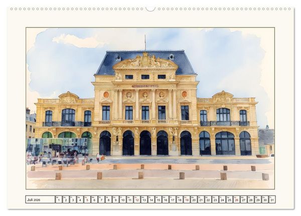 Produktbild: Reise durch die Normandie (hochwertiger Premium Wandkalender 2026 DIN A2 quer), Kunstdruck in Hochglanz