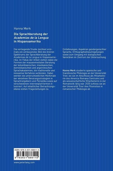 Produktbild: Die Sprachberatung der Academias de la Lengua in Hispanoamerika