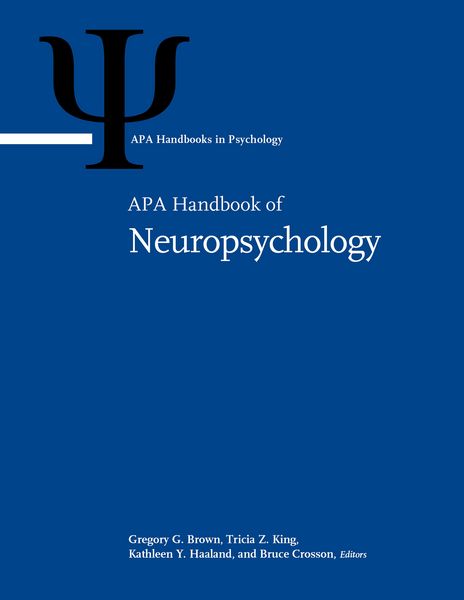 Produktbild: APA Handbook of Neuropsychology