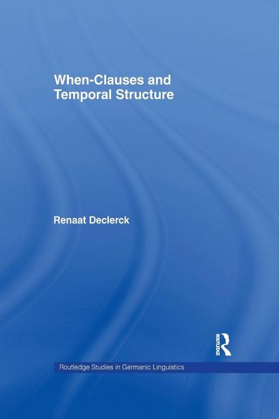 Produktbild: When-Clauses and Temporal Structure