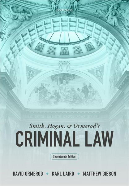 Produktbild: Smith, Hogan, and Ormerod's Criminal Law