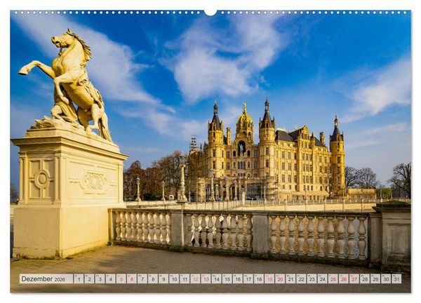 Produktbild: Wundersch&ouml;nes Schwerin (hochwertiger Premium Wandkalender 2026 DIN A2 quer), Kunstdruck in Hochglanz