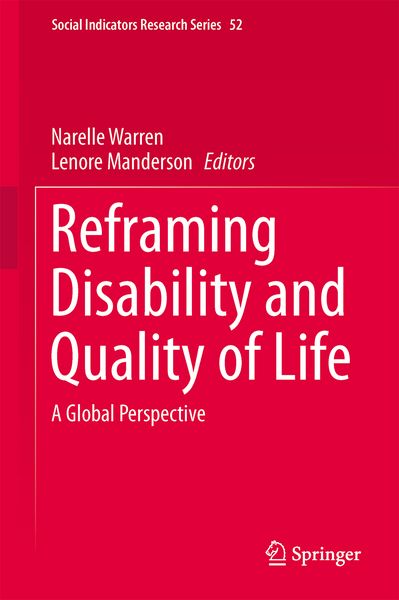 Produktbild: Reframing Disability and Quality of Life