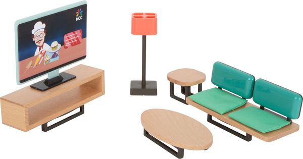 Produktbild: Small foot 11742 - Puppenhaus-Möbel-Set Modern, 31 Teile