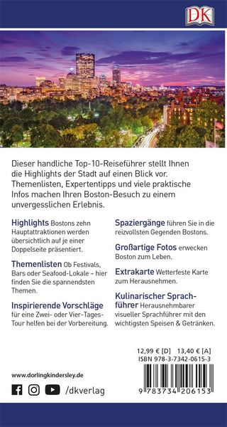 Produktbild: Top 10 Reisef&uuml;hrer Boston