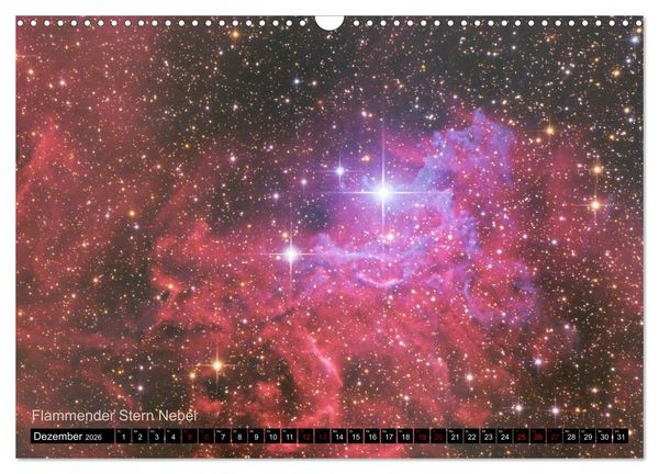 Produktbild: Deep Sky Kalender (Wandkalender 2026 DIN A3 quer), CALVENDO Monatskalender