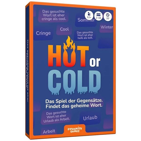 DYNAMITE GAMES - Hot or Cold 'Das Spiel der Gegensätze - Findet das geheime Code Wort'