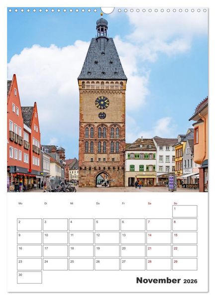 Produktbild: Stadt Speyer - Reiseplaner (Wandkalender 2026 DIN A3 hoch), CALVENDO Monatskalender