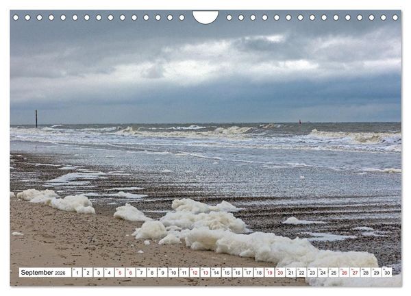 Produktbild: Wintertage auf Norderney (Wandkalender 2026 DIN A4 quer), CALVENDO Monatskalender