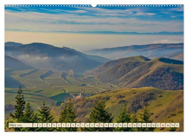 Produktbild: Landkreis Emmendingen - Streifz&uuml;ge durch den S&uuml;dwesten (Wandkalender 2026 DIN A2 quer), CALVENDO Monatskalender
