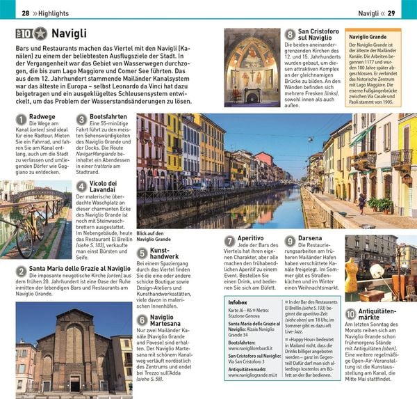TOP10 Reiseführer Mailand & Oberitalienische Seen
