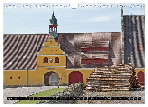 Produktbild: Schl&ouml;sser in D&auml;nemark (Wandkalender 2026 DIN A4 quer), CALVENDO Monatskalender