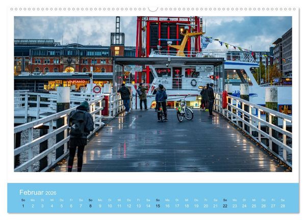 Produktbild: Kiel: Maritime Impressionen (Wandkalender 2026 DIN A2 quer), CALVENDO Monatskalender