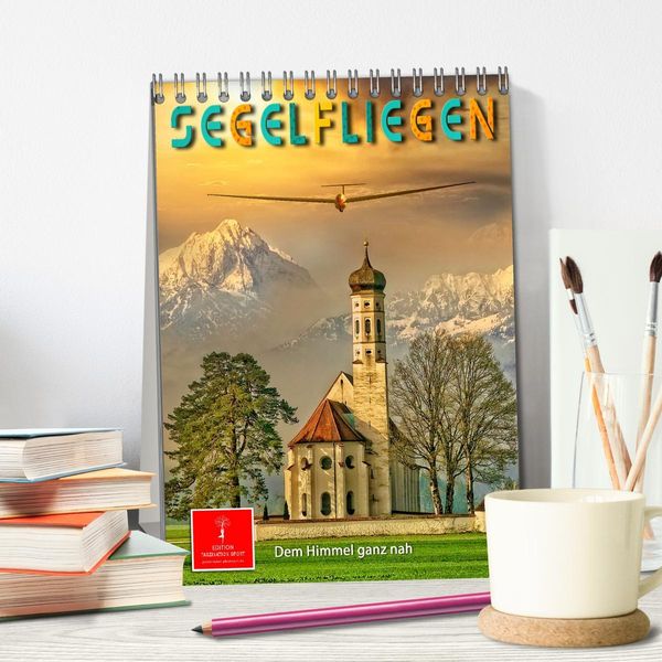 Produktbild: Segelfliegen - dem Himmel ganz nah (Tischkalender 2026 DIN A5 hoch), CALVENDO Monatskalender