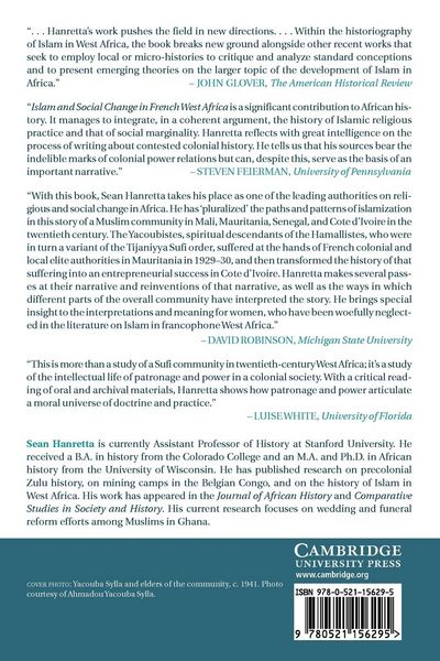 Produktbild: Islam and Social Change in French West Africa