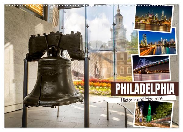 Produktbild: PHILADELPHIA Historie und Moderne (Wandkalender 2026 DIN A2 quer), CALVENDO Monatskalender