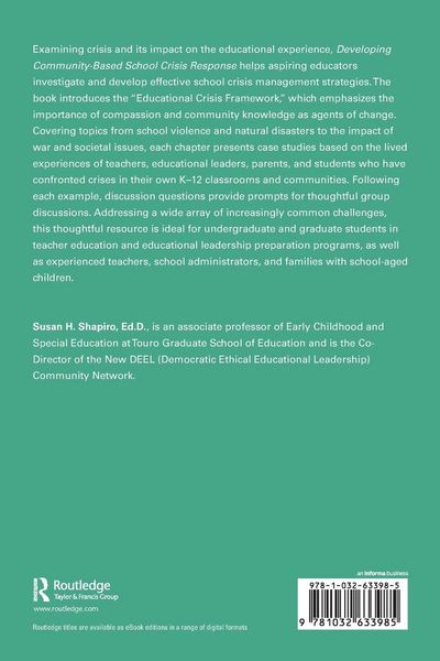 Produktbild: Developing Community-Based School Crisis Response