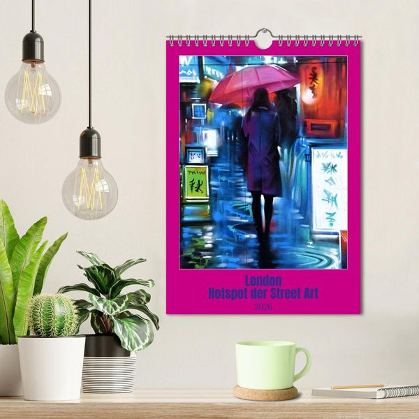 Produktbild: London - Hotspot der Street Art (Wandkalender 2026 DIN A4 hoch), CALVENDO Monatskalender