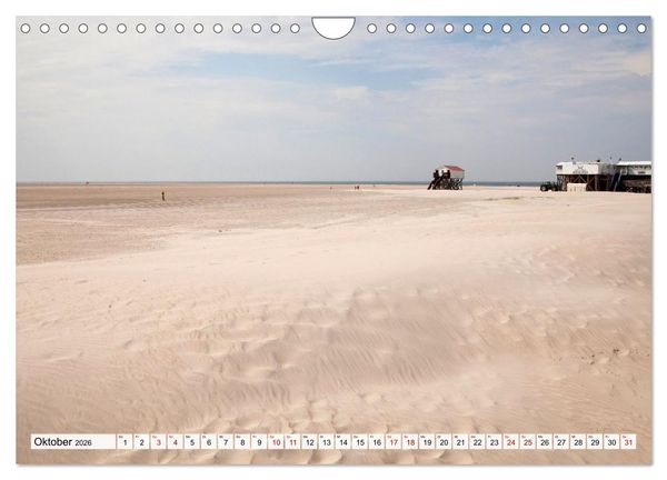 Produktbild: Schleswig-Holstein - Nordfriesland (Wandkalender 2026 DIN A4 quer), CALVENDO Monatskalender