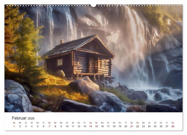 Produktbild: Zuhause in der Wildnis (Wandkalender 2026 DIN A2 quer), CALVENDO Monatskalender