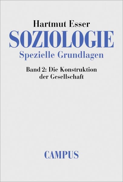 Produktbild: Soziologie. Spezielle Grundlagen