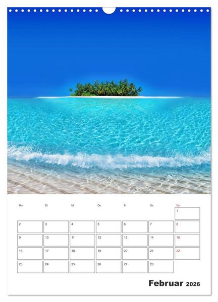 Produktbild: Inselparadiese im S&uuml;dpazifik (Wandkalender 2026 DIN A3 hoch), CALVENDO Monatskalender