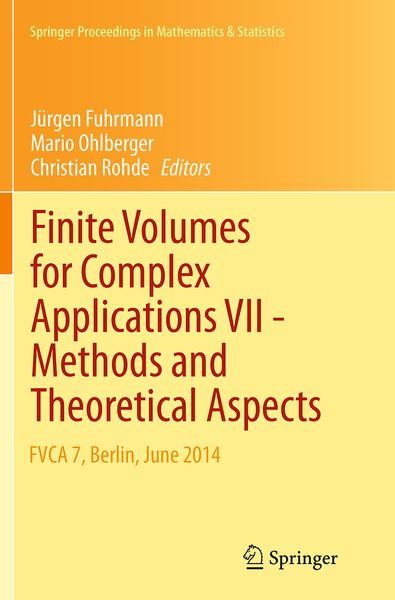 Produktbild: Finite Volumes for Complex Applications VII-Methods and Theoretical Aspects