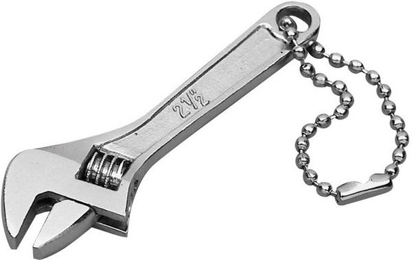 Produktbild: Donau Elektronik 824097 Mini-Rollgabelschl&uuml;ssel Schl&uuml;sselweite (Metrisch) 10mm