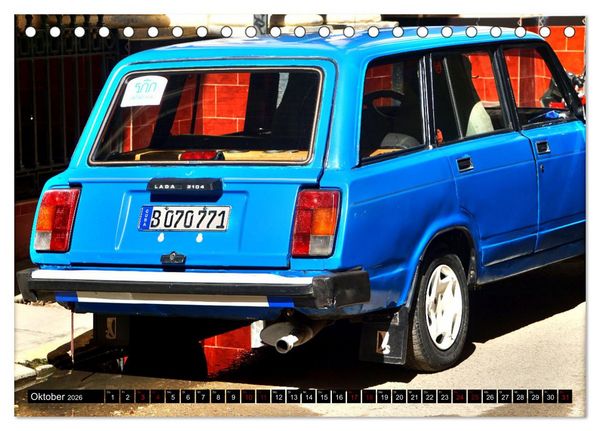 Produktbild: LADA-2104 - Der Kombi-Hit aus Toljatti (Tischkalender 2026 DIN A5 quer), CALVENDO Monatskalender