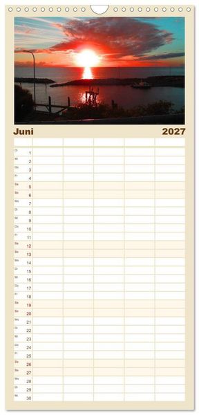 Produktbild: Familienplaner 2027 - Australien &bull; Impressionen mit 5 Spalten (Wandkalender, 21 x 45 cm) CALVENDO