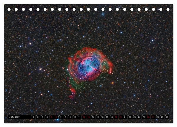 Produktbild: Galaktische Nebel (Tischkalender 2027 DIN A5 quer), CALVENDO Monatskalender