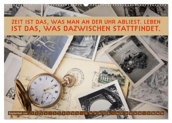 Produktbild: Im Flow der Zeit - im Hier und Jetzt (Wandkalender 2026 DIN A2 quer), CALVENDO Monatskalender