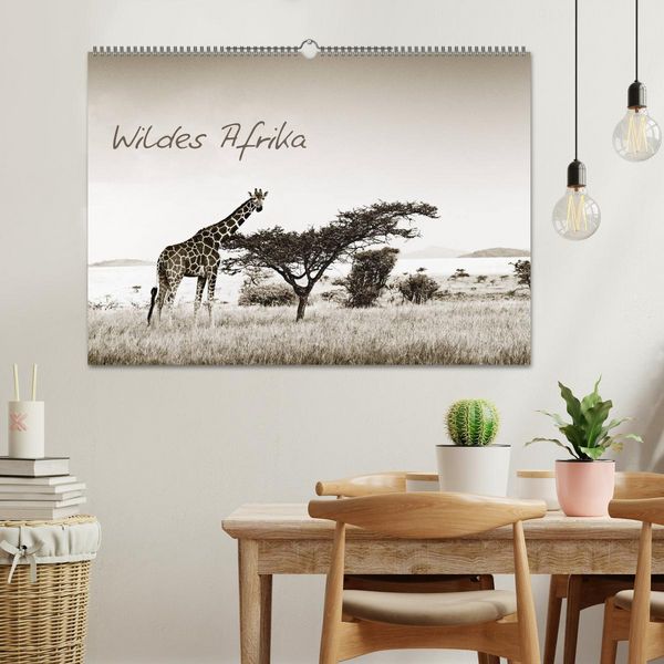 Produktbild: Wildes Afrika (Wandkalender 2026 DIN A2 quer), CALVENDO Monatskalender