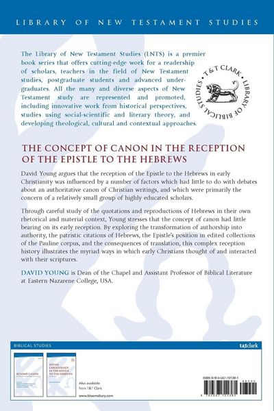 Produktbild: The Concept of Canon in the Reception of the Epistle to the Hebrews