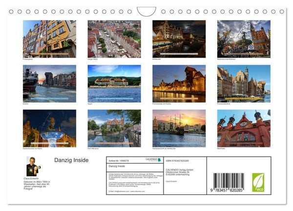 Produktbild: Danzig Inside (Wandkalender 2026 DIN A4 quer), CALVENDO Monatskalender