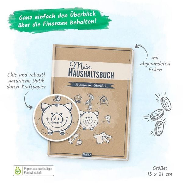 Produktbild: Tr&ouml;tsch Mein Haushaltsbuch Finanzen im &Uuml;berblick