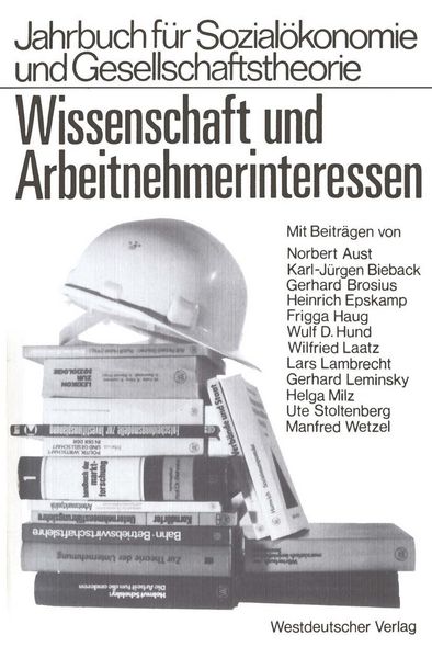 Produktbild: Wissenschaft und Arbeitnehmerinteressen